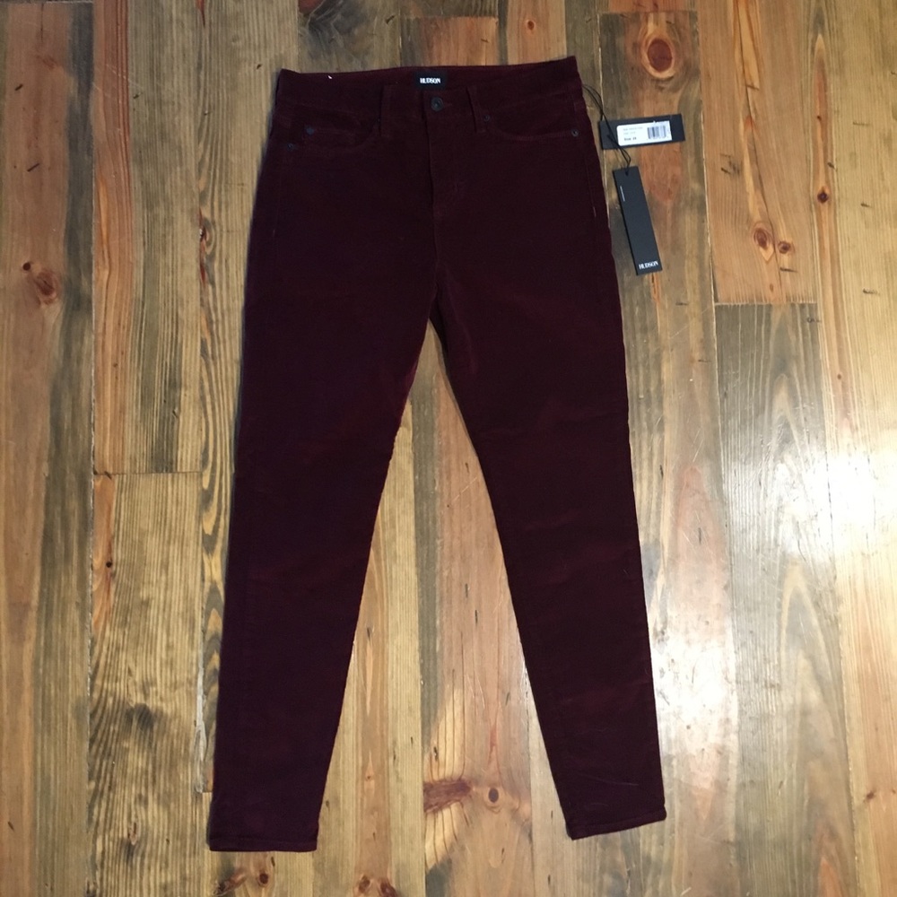 Hudson Burgundy Pants